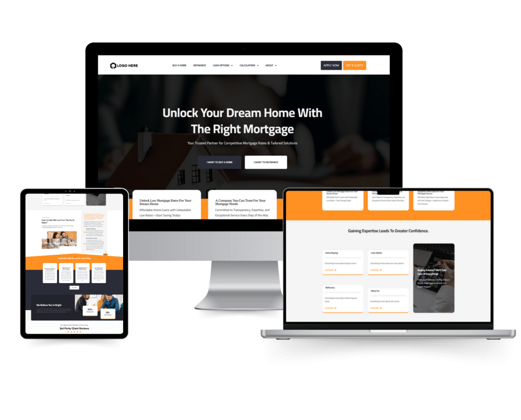 Mortgage Website Templates