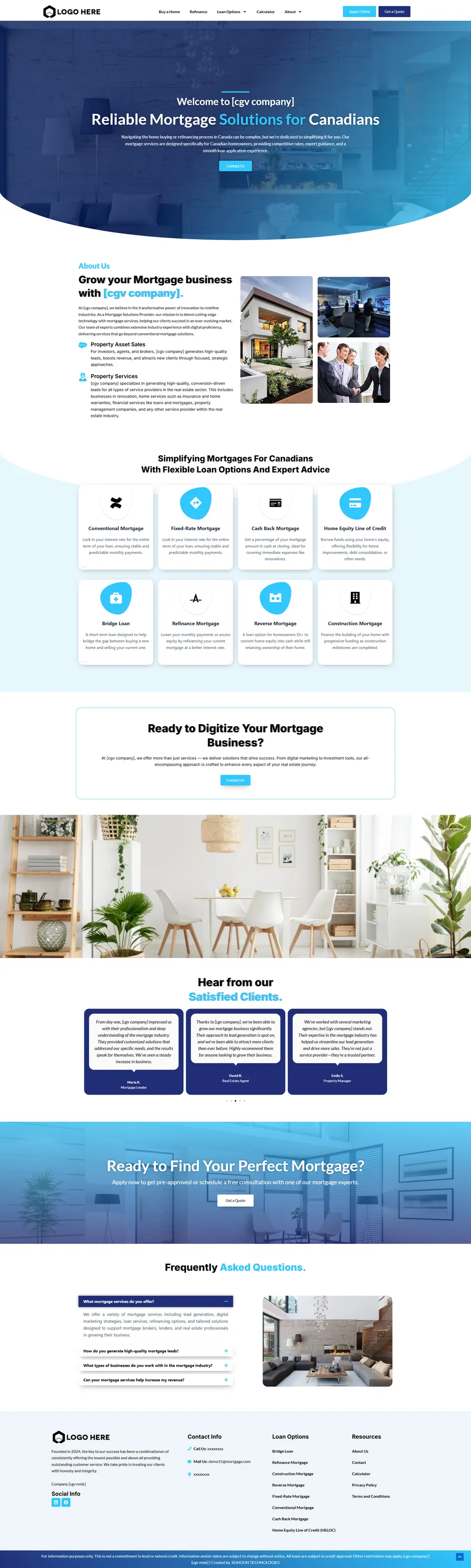 Design 15 mortgage website design preview